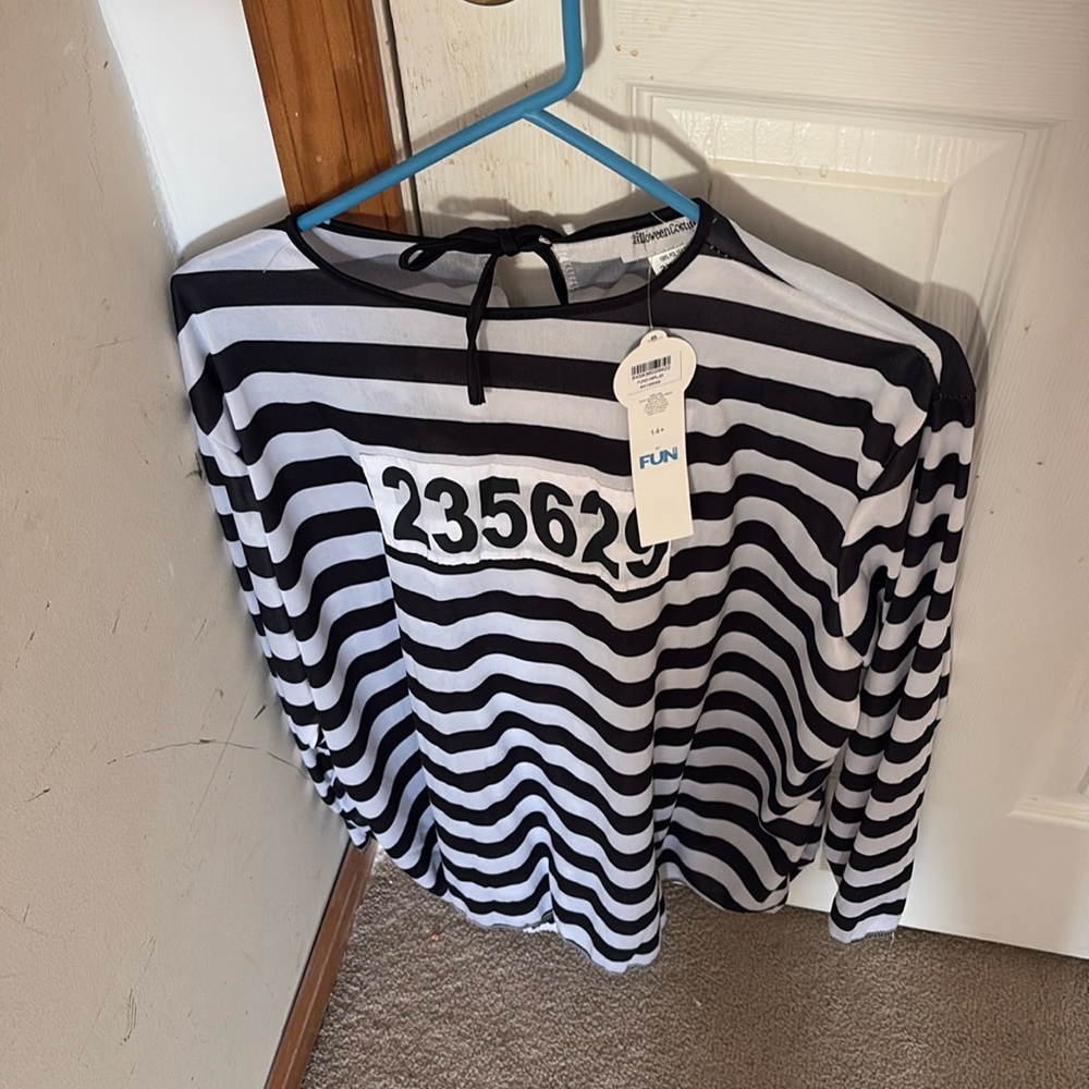 Inmate costume 2X